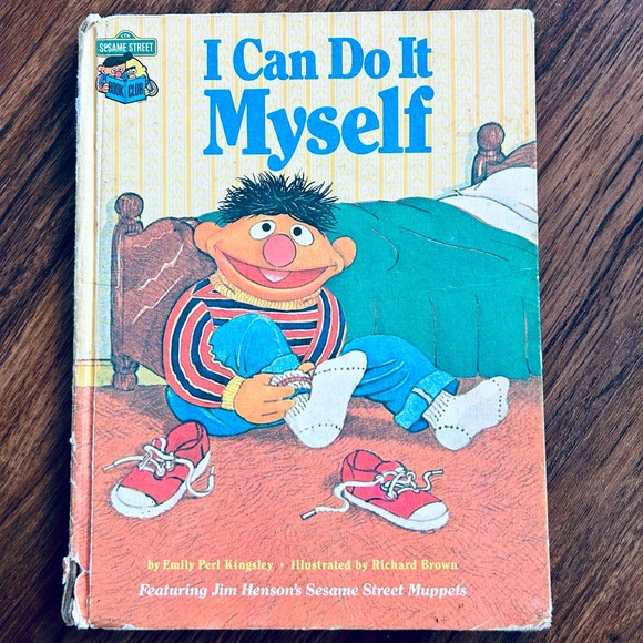 1980 Hardcover Sesame Street Muppets I Can Do It Myself Book - Picture 1 of 6